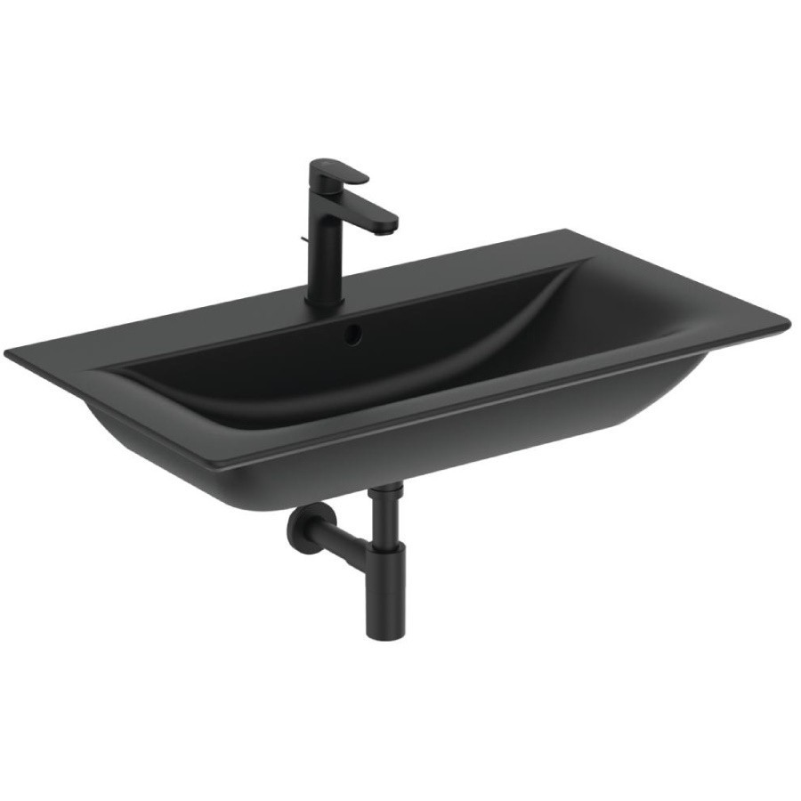 LAVOAR CONNECT AIR 64 CM PENTRU MONTAJ PE MOBILIER , SILK BLACK